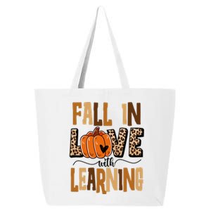 Fall In Love With Learning Teacher Gift 25L Jumbo Tote