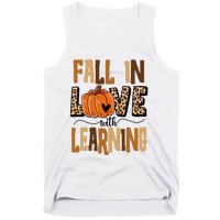 Fall In Love With Learning Teacher Gift Tank Top