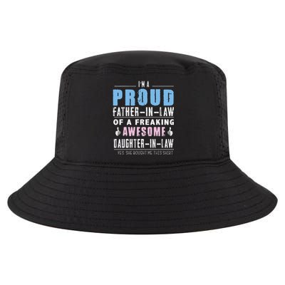 Father In Law From Daughter In Law Fathers Day Cool Comfort Performance Bucket Hat