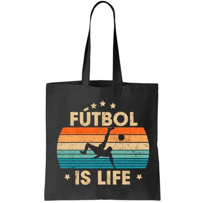 Futbol Is Life Retro Soccer Gift For Player Bag