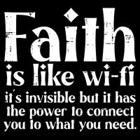 Faith Is Like Wifi God Jesus Religious Christian Men Women Button