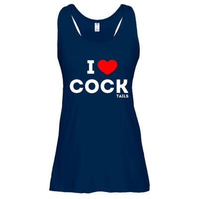 Funny I Love Cocktails Drinking Pun Gift Ladies Essential Flowy Tank