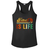 Futbol Is Life Soccer Funny Football Lover Vintage Ladies PosiCharge Competitor Racerback Tank