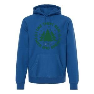 Funny I Like Them Real Thick And Sprucey Christmas Tree Xmas Cute Gift Premium Hoodie