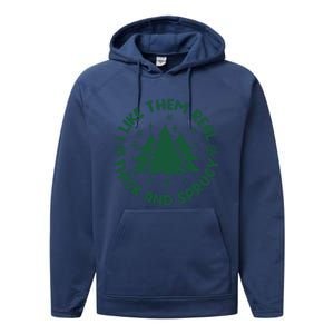 Funny I Like Them Real Thick And Sprucey Christmas Tree Xmas Cute Gift Performance Fleece Hoodie