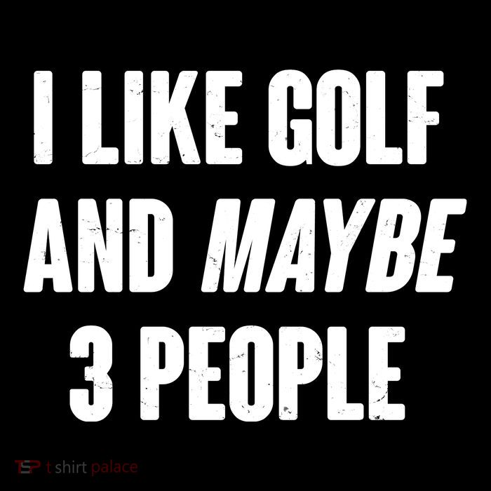 Funny I Like Golf And Maybe 3 People 16 in Basic Backpack