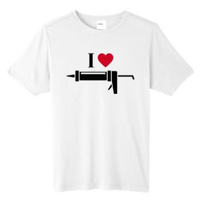 Funny I Love Caulk Handyman and Handy Woman Design  Tall Fusion ChromaSoft Performance T-Shirt