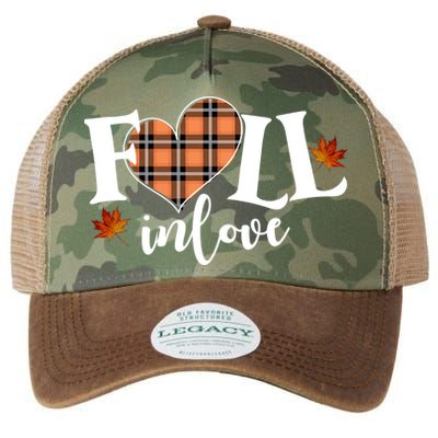 Fall In Love Cute Gift Legacy Tie Dye Trucker Hat