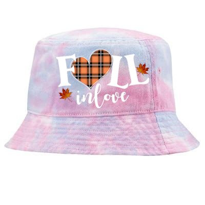 Fall In Love Cute Gift Tie-Dyed Bucket Hat