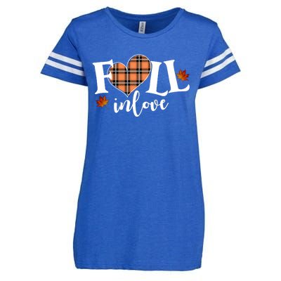 Fall In Love Cute Gift Enza Ladies Jersey Football T-Shirt