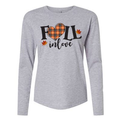 Fall In Love Cute Gift Womens Cotton Relaxed Long Sleeve T-Shirt