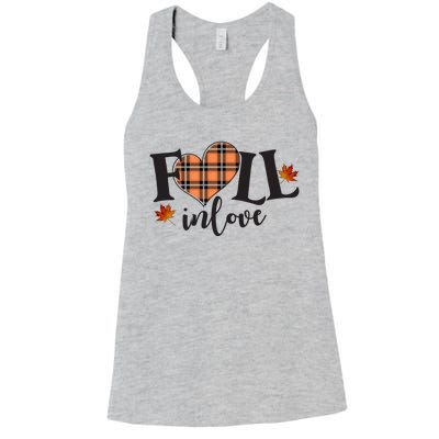 Fall In Love Cute Gift Women's Racerback Tank