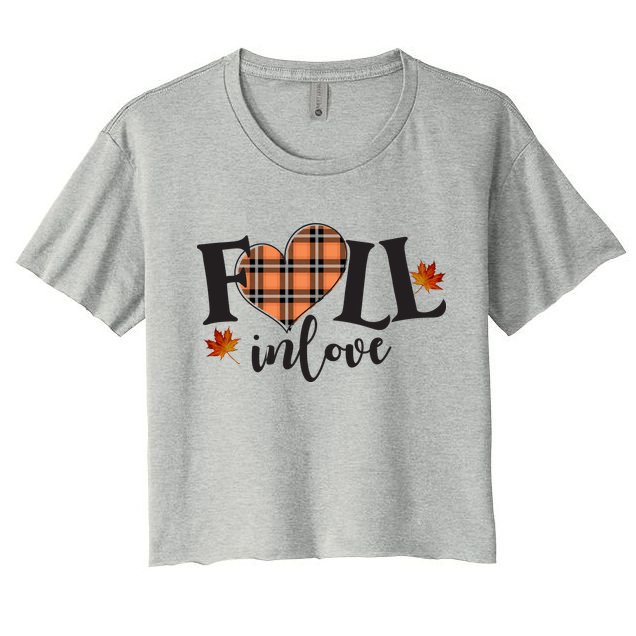 Fall In Love Cute Gift Crop Top