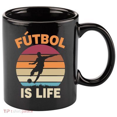Futbol Is Life 11oz C Handle Ceramic Mug