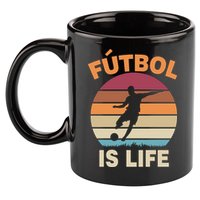 Futbol Is Life 11oz C Handle Ceramic Mug