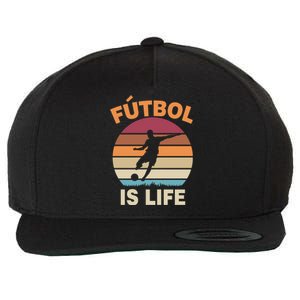 Futbol Is Life Wool Snapback Cap