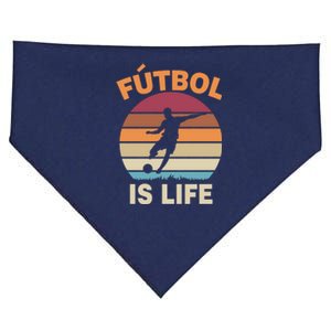 Futbol Is Life USA-Made Doggie Bandana