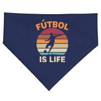 Futbol Is Life USA-Made Doggie Bandana