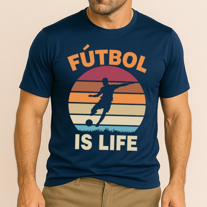 Futbol Is Life Cooling Performance Crew T-Shirt