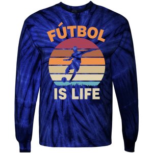 Futbol Is Life Tie-Dye Long Sleeve Shirt