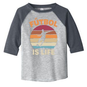 Futbol Is Life Toddler Fine Jersey T-Shirt