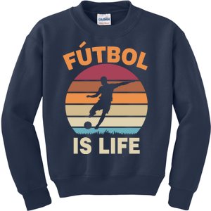 Futbol Is Life Kids Sweatshirt