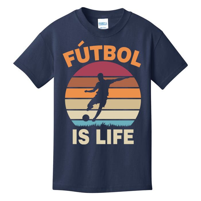 Futbol Is Life Kids T-Shirt