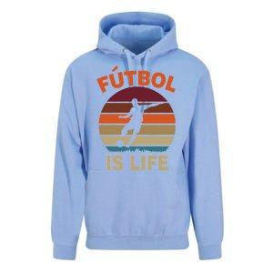 Futbol Is Life Unisex Surf Hoodie