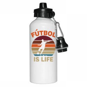 Futbol Is Life Aluminum Water Bottle