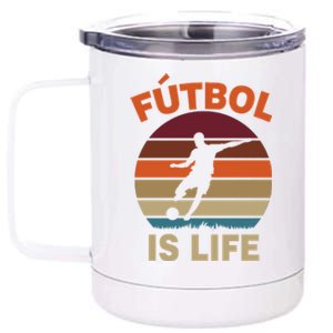 Futbol Is Life 12 oz Stainless Steel Tumbler Cup