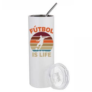 Futbol Is Life Stainless Steel Tumbler