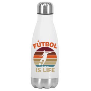 Futbol Is Life Stainless Steel Insulated Water Bottle