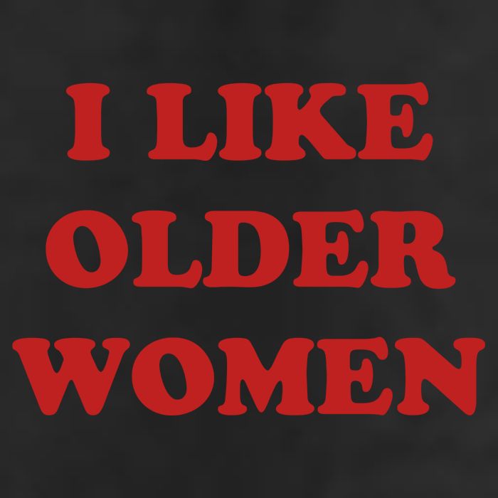 Funny I Like Older Women 7 Panel Mesh Trucker Snapback Hat