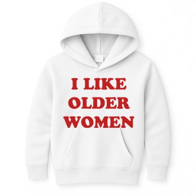 Funny I Like Older Women Kids Hoodie