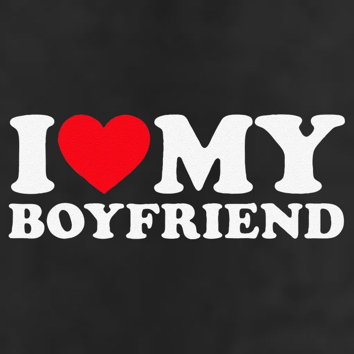 Funny I Love My Boyfriend Heart My Boyfriend Bf Cool Comfort Performance Bucket Hat