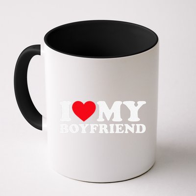 Funny I Love My Boyfriend Heart My Boyfriend Bf Mug