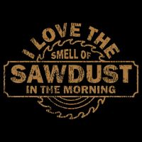Funny I Love The Smell Of Sawdust In The Morning Carpenter Drawstring Bag