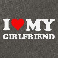 Funny I Love My Girlfriend Gf I Heart My Girlfriend Gf Funny Cotton Canvas Backpack