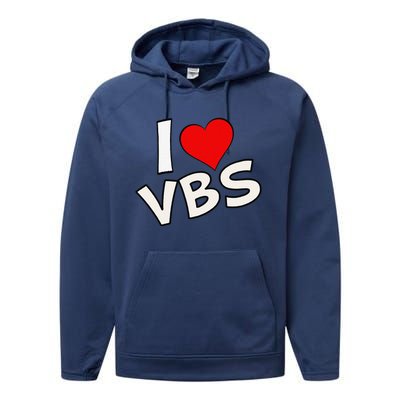 Funny I Love Vbs 2024 Vacation Bible School Archeology Performance Fleece Hoodie