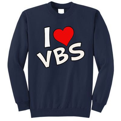 Funny I Love Vbs 2024 Vacation Bible School Archeology Tall Sweatshirt