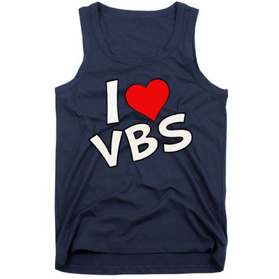 Funny I Love Vbs 2024 Vacation Bible School Archeology Tank Top