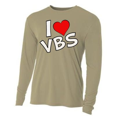 Funny I Love Vbs 2024 Vacation Bible School Archeology Cooling Performance Long Sleeve Crew