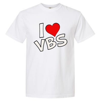 Funny I Love Vbs 2024 Vacation Bible School Archeology Garment-Dyed Heavyweight T-Shirt