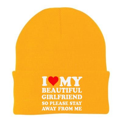 Funny I Love My Girlfriend So Please Stay Away From Me Gf Knit Cap Winter Beanie