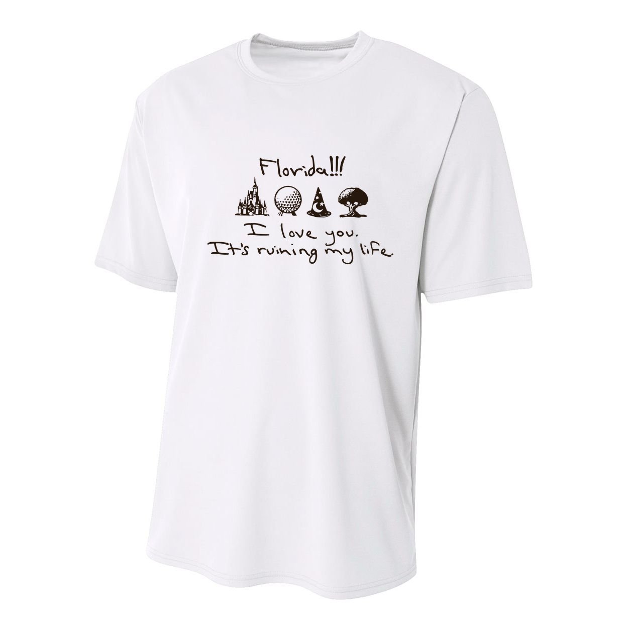 Florida I Love You ItS Ruining My Life Youth Performance Sprint T-Shirt