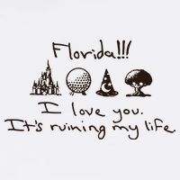 Florida I Love You ItS Ruining My Life Womens T-Shirt