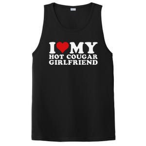 Funny I Love My Hot Cougar Girlfriend I Heart My Hot Cougar Gf PosiCharge Competitor Tank