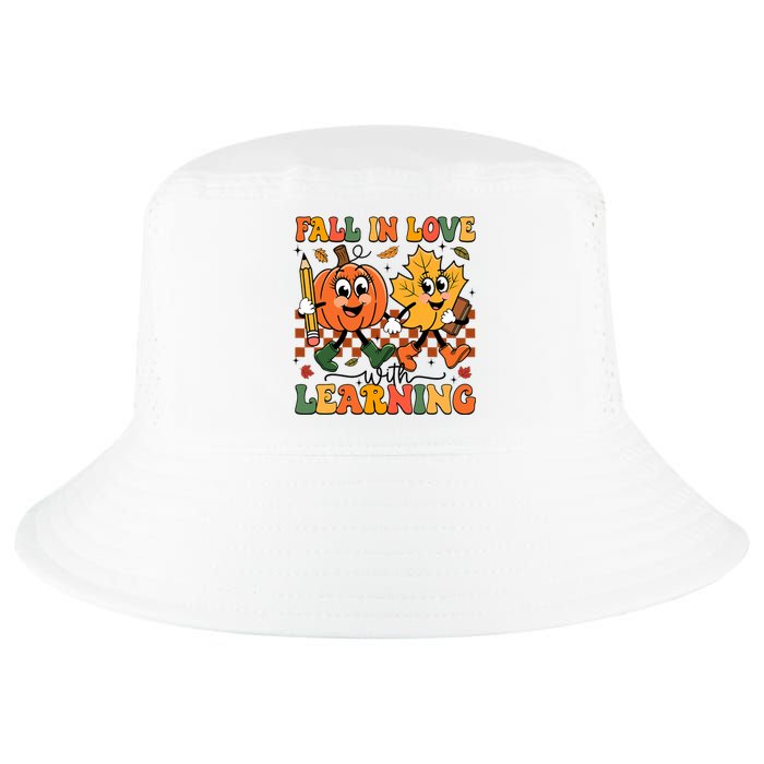 Fall In Love With Learning Thanksgiving Teacher Student Cool Comfort Performance Bucket Hat