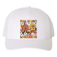 Fall In Love With Learning Thanksgiving Teacher Student Yupoong Adult 5-Panel Trucker Hat