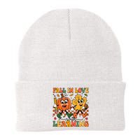 Fall In Love With Learning Thanksgiving Teacher Student Knit Cap Winter Beanie